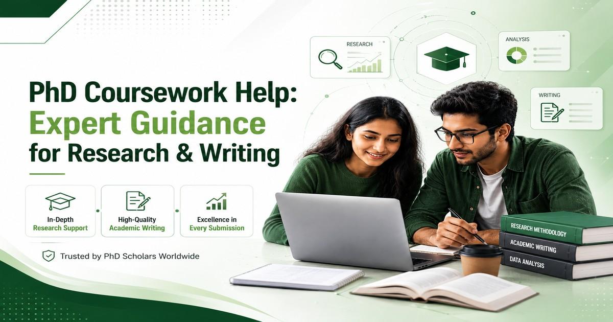 PhD coursework help with expert research and academic writing services