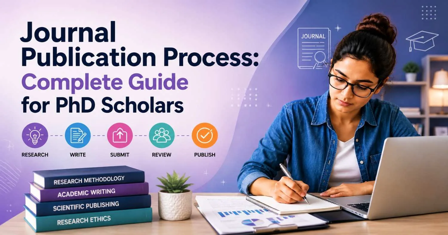 Journal publication process guide for PhD scholars and research writing