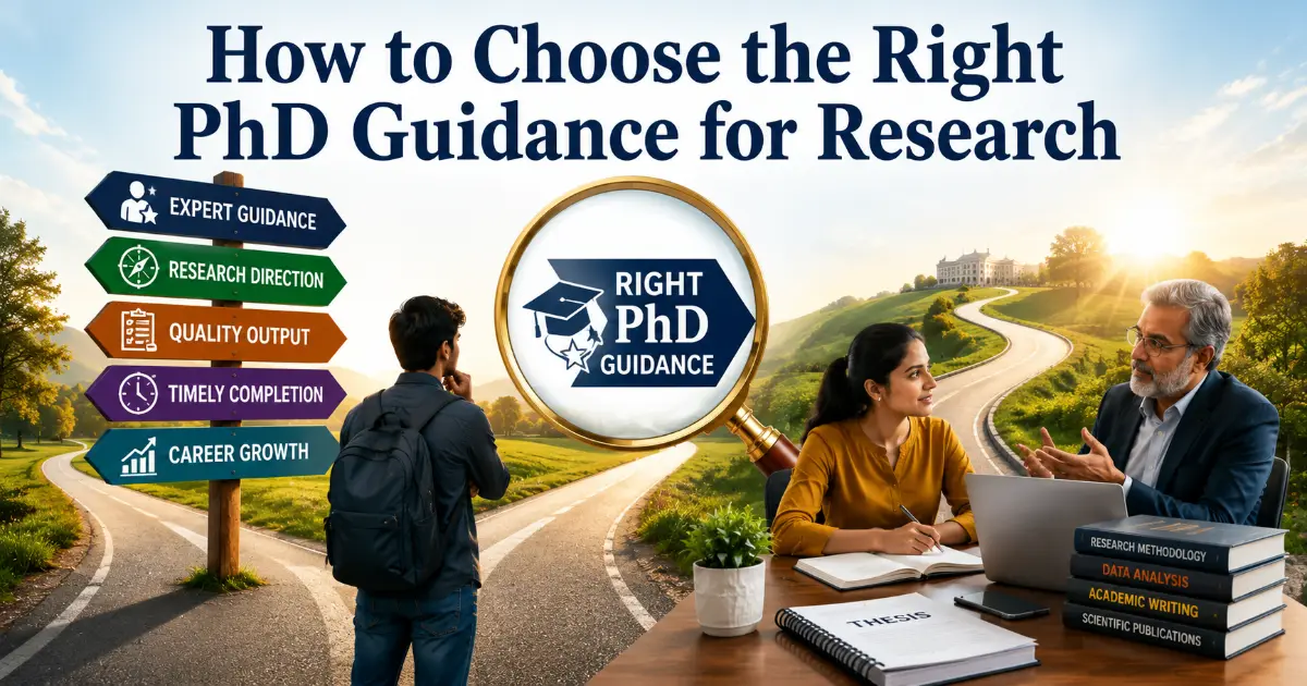 How to Choose the Right PhD Guidance for Successful Research