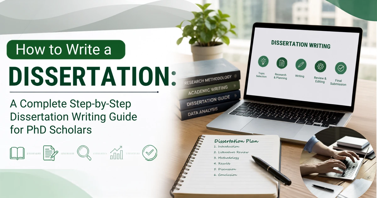 How to write a dissertation with a complete step-by-step guide for PhD scholars