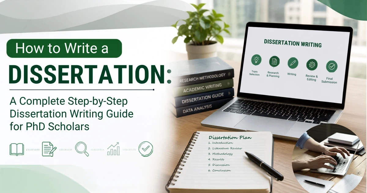 How to write a dissertation with a complete step-by-step guide for PhD scholars