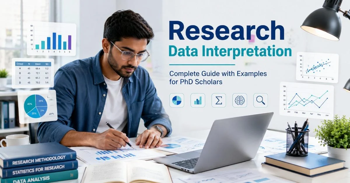 Research Data Interpretation Guide with Examples for PhD Scholars