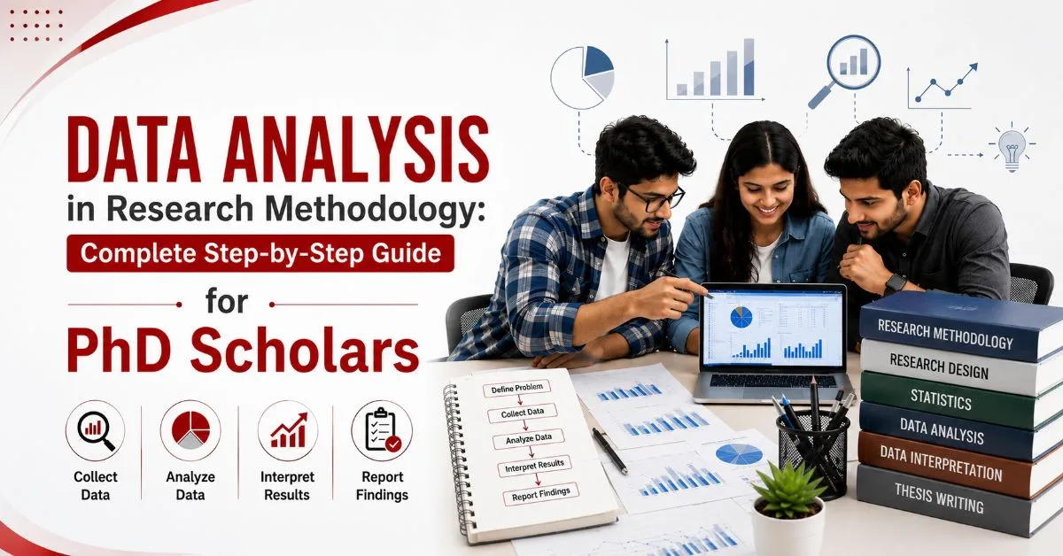 Data analysis in research methodology guide for PhD scholars