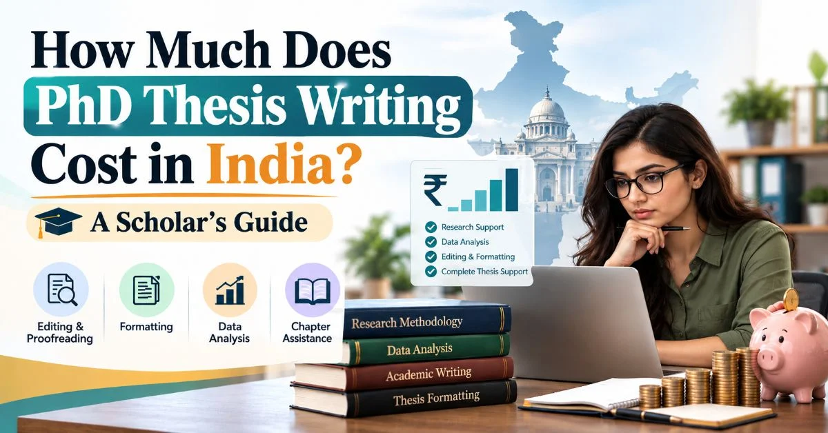 PhD thesis writing cost in India with pricing, editing, formatting and support