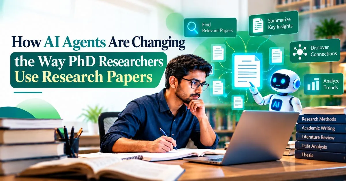 AI agents helping PhD researchers explore and use research papers