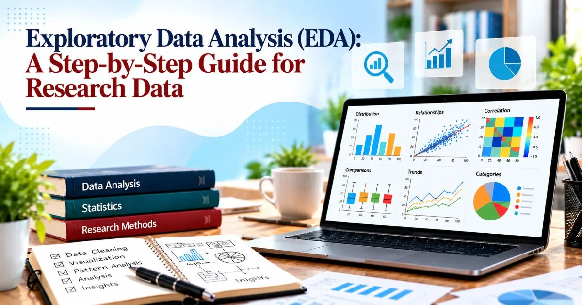 Exploratory data analysis guide with research charts and data visualisation